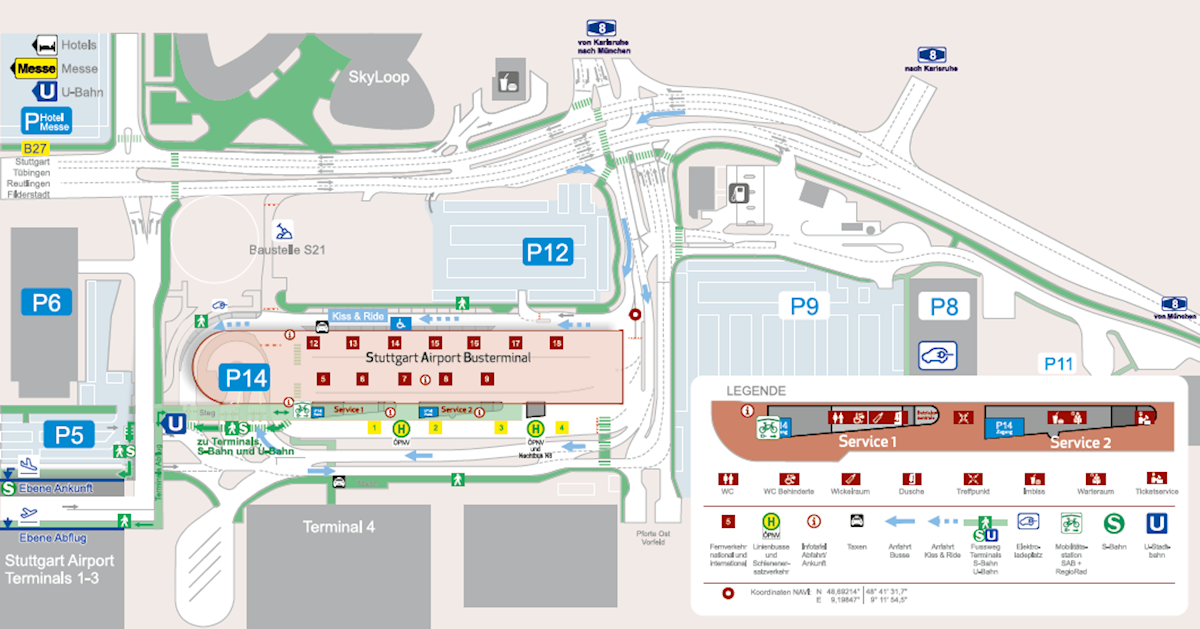 Bus 122 Flughafen Stuttgart Nach Scharnhauset Park stuttgart-airport-busterminal.com